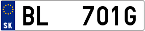 Truck License Plate